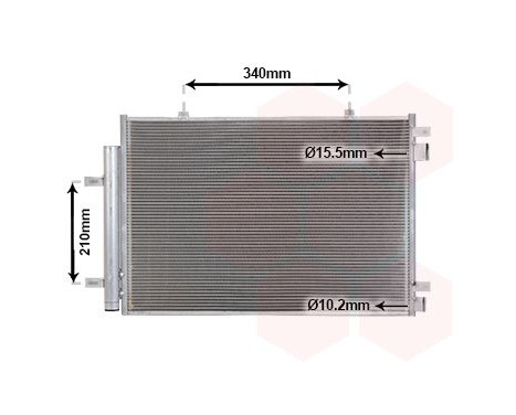 Condensador, aire acondicionado 52015704 International Radiators
