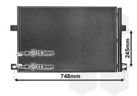 Condensador, aire acondicionado 58005369 International Radiators Plus
