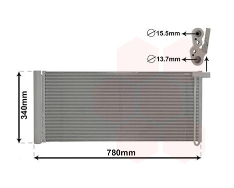 Condensador, aire acondicionado 74005083 International Radiators