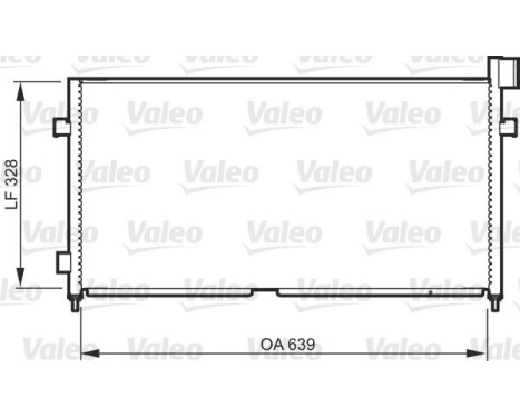 Condensador, aire acondicionado 818984 Valeo