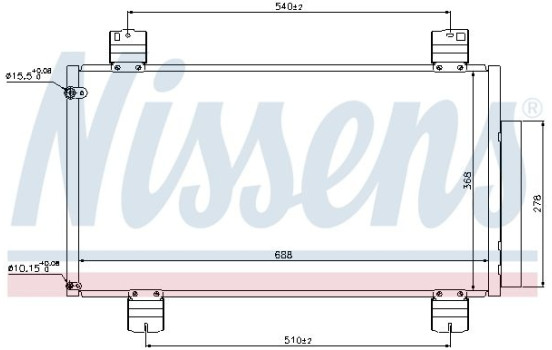 Condensador, aire acondicionado 940113 Nissens, Imagen 6