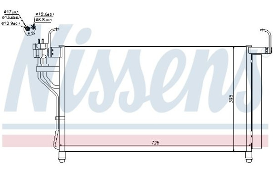Condensador, aire acondicionado 940350 Nissens, Imagen 6