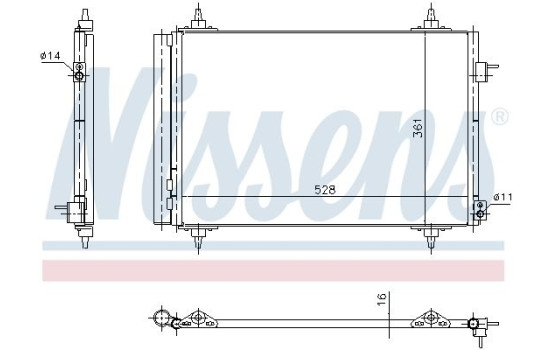 Condensador, aire acondicionado 940438 Nissens, Imagen 6
