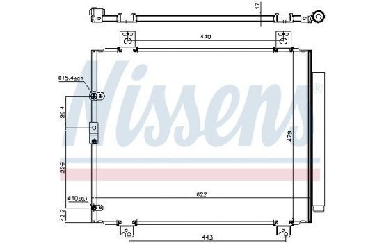 Condensador, aire acondicionado 940625 Nissens, Imagen 6