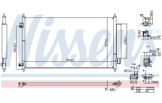 Condensador, aire acondicionado 941234 Nissens, Imagen 6