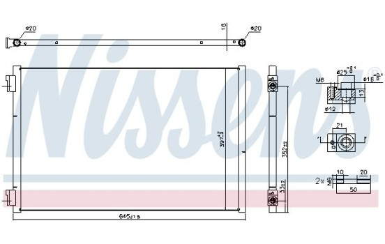 Condensador, aire acondicionado 941297 Nissens, Imagen 6