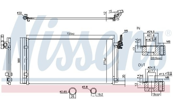 Condensador, aire acondicionado 941348 Nissens, Imagen 6