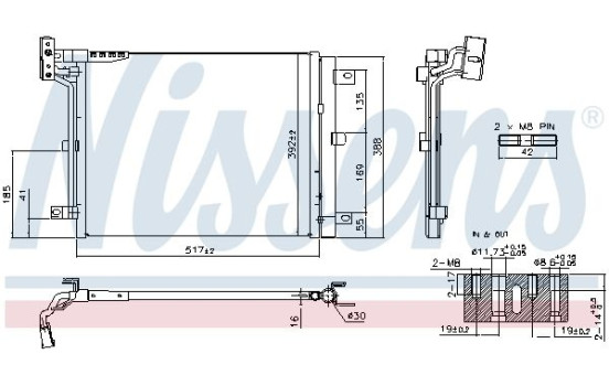 Condensador, aire acondicionado 941361 Nissens, Imagen 6