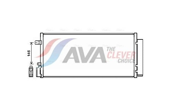 Condensador, aire acondicionado CT5062D Ava Quality Cooling, Imagen 2