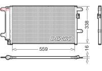 Condensador, aire acondicionado DCN12007 Denso