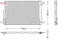 Condensador, aire acondicionado DCN32024 Denso