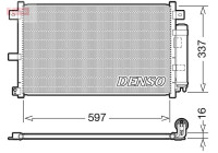 Condensador, aire acondicionado DCN44001 Denso