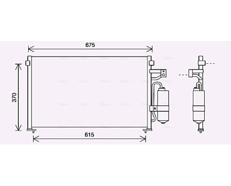 Condensador, aire acondicionado DW5063D Ava Quality Cooling