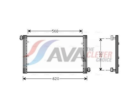 Condensador, aire acondicionado FT5272 Ava Quality Cooling