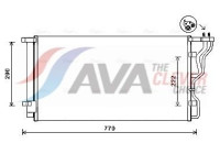 Condensador, aire acondicionado HY5298D Ava Quality Cooling