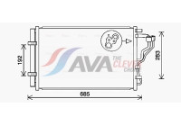 Condensador, aire acondicionado HY5464D Ava Quality Cooling