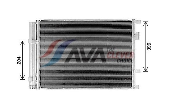 Condensador, aire acondicionado KA5338D Ava Quality Cooling, Imagen 2