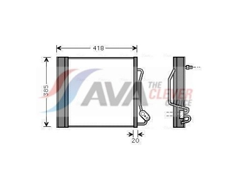 Condensador, aire acondicionado MCA5010D Ava Quality Cooling