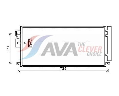 Condensador, aire acondicionado OL5638D Ava Quality Cooling