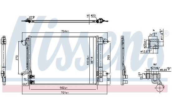 Condensador, aire acondicionado **PRIMERA INSTALACIÓN** 940907 Nissens