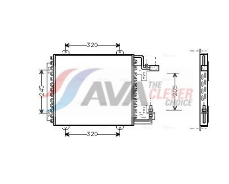 Condensador, aire acondicionado RT5210 Ava Quality Cooling