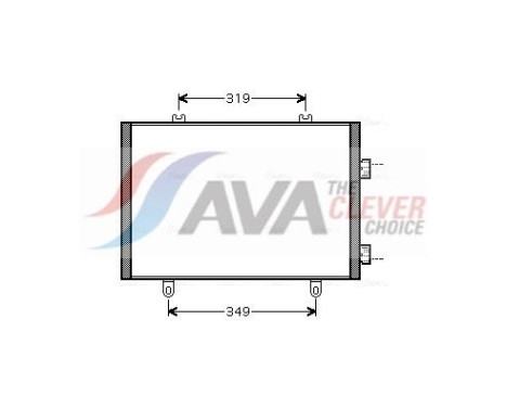 Condensador, aire acondicionado RTA5349 Ava Quality Cooling