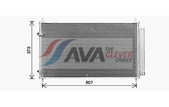 Condensador, aire acondicionado TO5773D Ava Quality Cooling, Imagen 2