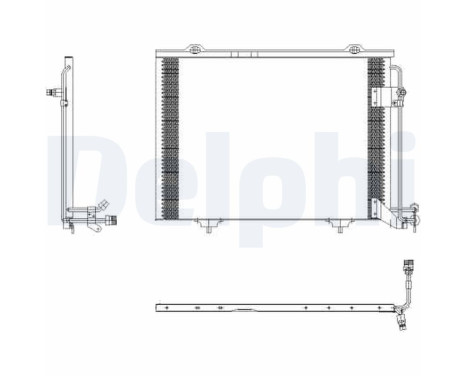 Condensador, aire acondicionado TSP0225432 Delphi