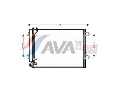 Condensador, aire acondicionado VNA5225D Ava Quality Cooling