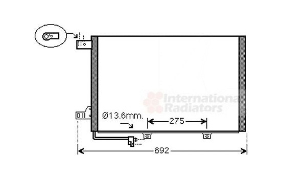 CONDENSADOR CON SECADOR Clase A/B 1.5i/1.7i MT 08 30005578 International Radiators, Imagen 2