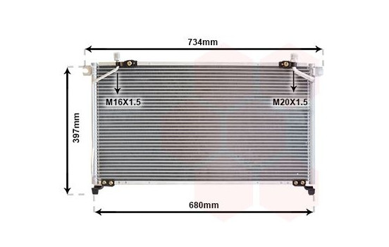 CONDENSADOR COND TERRANO DIÉSEL 13005213 International Radiators, Imagen 2