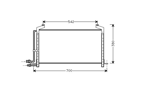 CONDENSADOR Condensador Saab 900 78-93 47005031 International Radiators