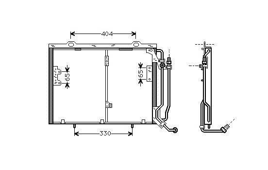 CONDENSADOR DE AIRE 2.3 / 2.3 Kompressor 30005245 International Radiators
