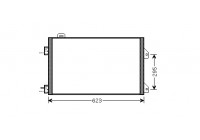 Condensador de aire acondicionado 1.5 DCi 74Kw 585x405 43005347 International Radiators