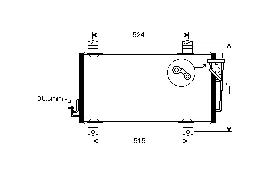 CONDENSADOR DE AIRE ACONDICIONADO 27005231 International Radiators