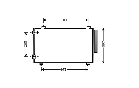 CONDENSADOR DE AIRE ACONDICIONADO 53005286 International Radiators