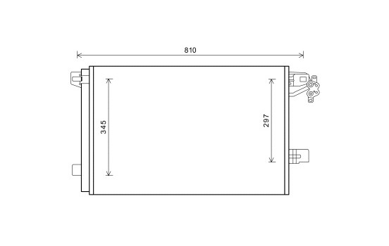 CONDENSADOR DE AIRE ACONDICIONADO 58005328 International Radiators