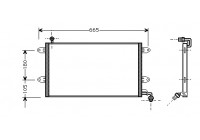 Condensador de aire acondicionado del 94 58005137 International Radiators