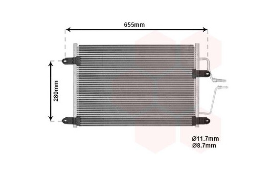 Condensador de aire acondicionado hasta 2.2 TD '98 43005211 International Radiators, Imagen 2