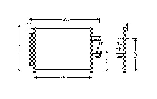 CONDENSADOR DE AIRE ACONDICIONADO MT 82005081 International Radiators, Imagen 3