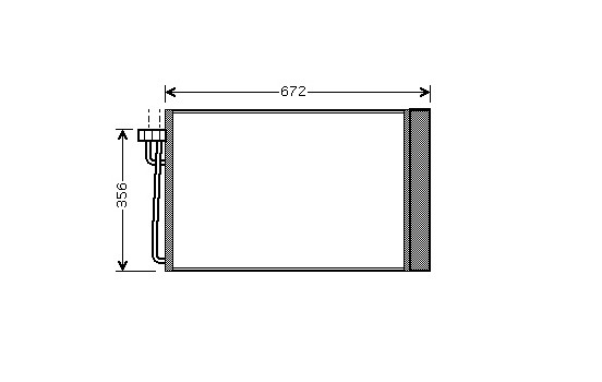 Condensador de aire acondicionado no apto para diésel 06005267 International Radiators, Imagen 3
