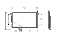 Condensador de aire acondicionado no apto para diésel 30005200 International Radiators Plus