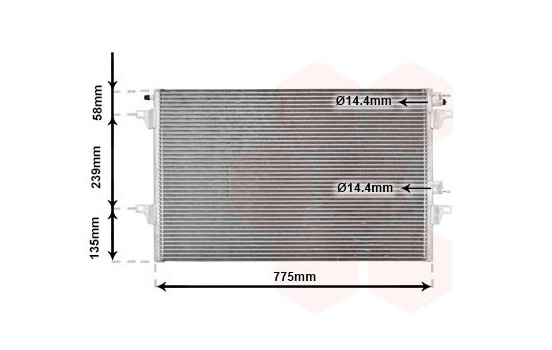 CONDENSADOR DE AIRE ACONDICIONADO (Ver Foto) 43005297 International Radiators, Imagen 2
