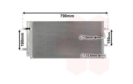 CONDENSADOR DEL AIRE ACONDICIONADO 03005352 International Radiators