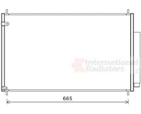 CONDENSADOR DEL AIRE ACONDICIONADO 25005279 International Radiators