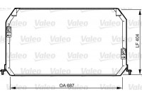 Condensador del aire acondicionado 814282 Valeo