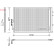Condensador del aire acondicionado DCN05016 Denso, Miniatura 3