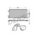 Condensador del aire acondicionado DCN13110 Denso, Miniatura 2