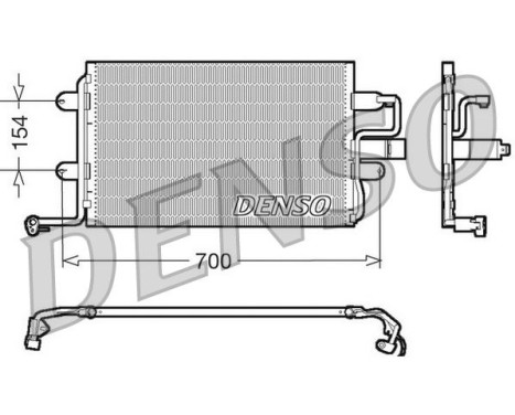 Condensador del aire acondicionado DCN32017 Denso