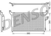 Condensador del aire acondicionado DCN46013 Denso